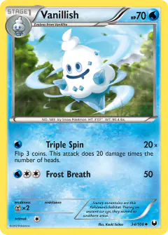 Vanillish Uncommon card from Dark Explorers