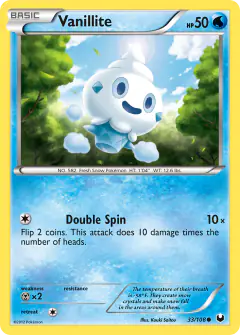 Vanillite Common card from Dark Explorers