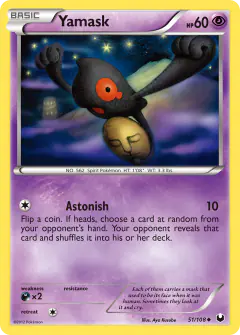 Yamask Uncommon card from Dark Explorers