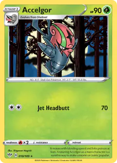 Accelgor Rare card from Darkness Ablaze