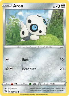 Aron Common card from Darkness Ablaze