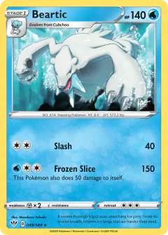 Beartic Rare card from Darkness Ablaze