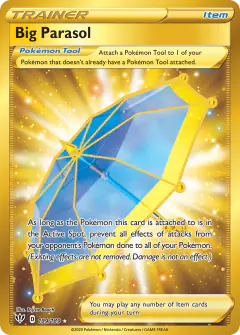 Big Parasol Rare Secret card from Darkness Ablaze
