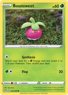 Bounsweet Common card from Darkness Ablaze