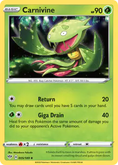 Carnivine Uncommon card from Darkness Ablaze