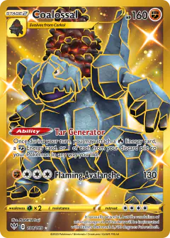 Coalossal Rare Secret card from Darkness Ablaze