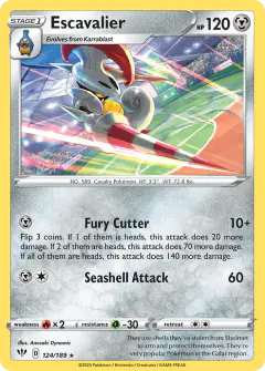 Escavalier Rare card from Darkness Ablaze