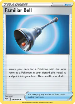 Familiar Bell Uncommon card from Darkness Ablaze
