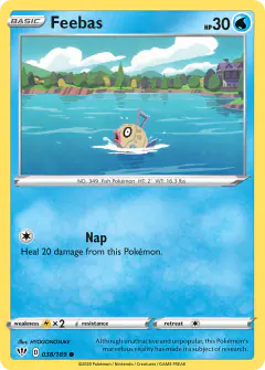 Feebas Common card from Darkness Ablaze