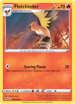 Fletchinder Uncommon card from Darkness Ablaze