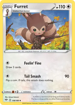 Furret Uncommon card from Darkness Ablaze