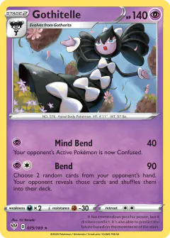 Gothitelle Rare card from Darkness Ablaze