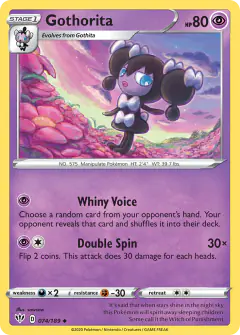 Gothorita Uncommon card from Darkness Ablaze