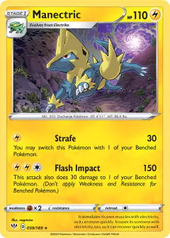 Manectric Rare card from Darkness Ablaze