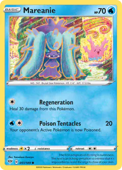 Mareanie Common card from Darkness Ablaze