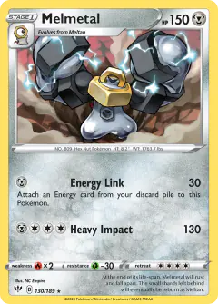 Melmetal Rare card from Darkness Ablaze
