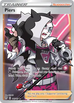 Piers Rare Ultra card from Darkness Ablaze