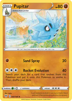 Pupitar Uncommon card from Darkness Ablaze