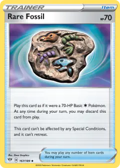 Rare Fossil Uncommon card from Darkness Ablaze