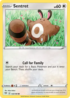 Sentret Common card from Darkness Ablaze