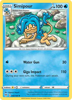 Simipour Uncommon card from Darkness Ablaze