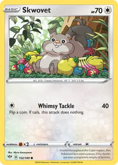 Skwovet Common card from Darkness Ablaze