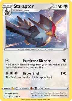 Staraptor Rare card from Darkness Ablaze