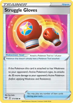 Struggle Gloves Uncommon card from Darkness Ablaze