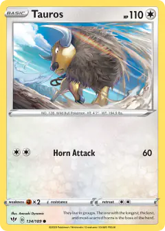 Tauros Common card from Darkness Ablaze