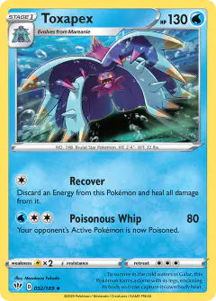 Toxapex Uncommon card from Darkness Ablaze