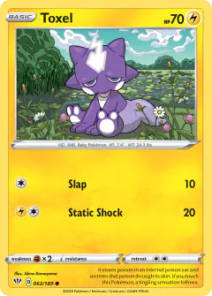 Toxel Common card from Darkness Ablaze