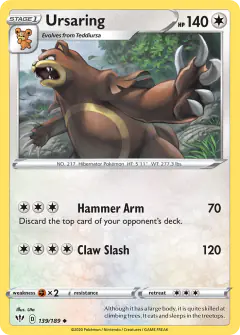 Ursaring Uncommon card from Darkness Ablaze