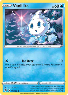 Vanillite Common card from Darkness Ablaze