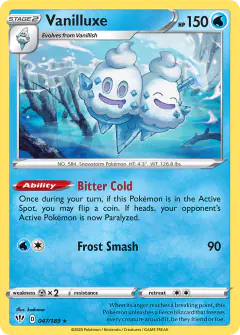 Vanilluxe Rare card from Darkness Ablaze