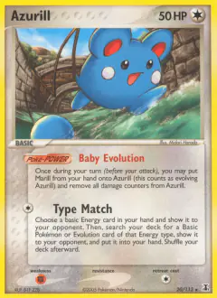 Azurill Rare card from Delta Species