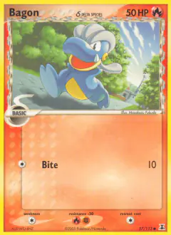 Bagon δ Common card from Delta Species