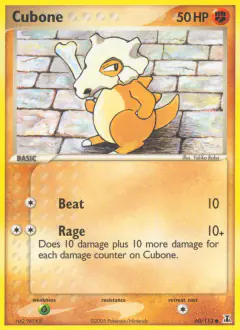Cubone Common card from Delta Species