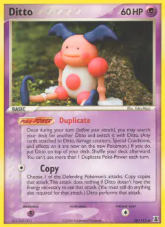 Ditto Uncommon card from Delta Species