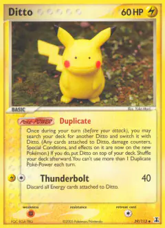 Ditto Uncommon card from Delta Species