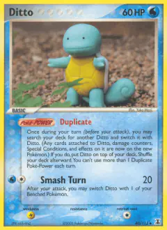 Ditto Uncommon card from Delta Species