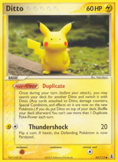 Ditto Common card from Delta Species