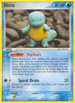 Ditto Common card from Delta Species