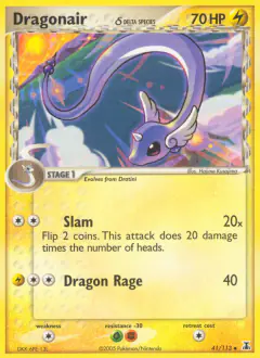 Dragonair δ Uncommon card from Delta Species