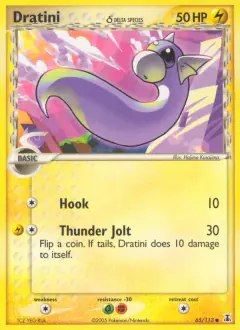 Dratini δ Common card from Delta Species