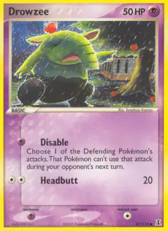 Drowzee Common card from Delta Species
