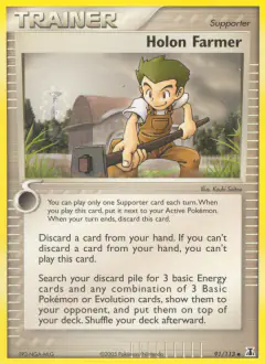 Holon Farmer Uncommon card from Delta Species