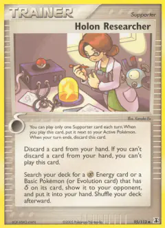 Holon Researcher Uncommon card from Delta Species