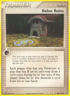 Holon Ruins Uncommon card from Delta Species
