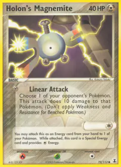 Holon's Magnemite Common card from Delta Species