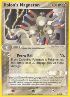 Holon's Magneton Rare card from Delta Species